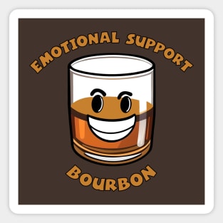 Emotional Support Bourbon Magnet